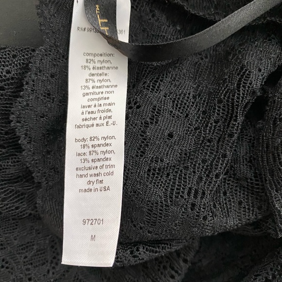 Hanky Panky Black Lace Panties with OPEN CROTCH - Picture 5 of 5